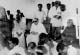 Dr. Ambedkar with Bhante Chandramani during conversion at Deekshabhoomi,  Nagpur 14 October 1956